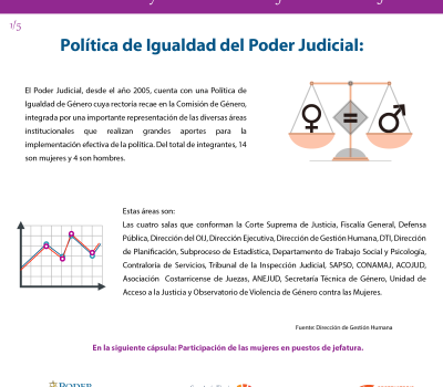 La Política de Género y el avance de las mujeres en el Poder Judicial.