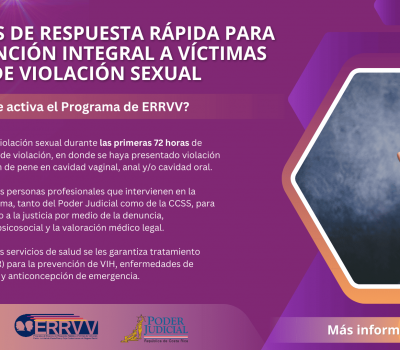 Equipos de Respuesta Rápida para la Atención Integral a Víctimas de Violación Sexual